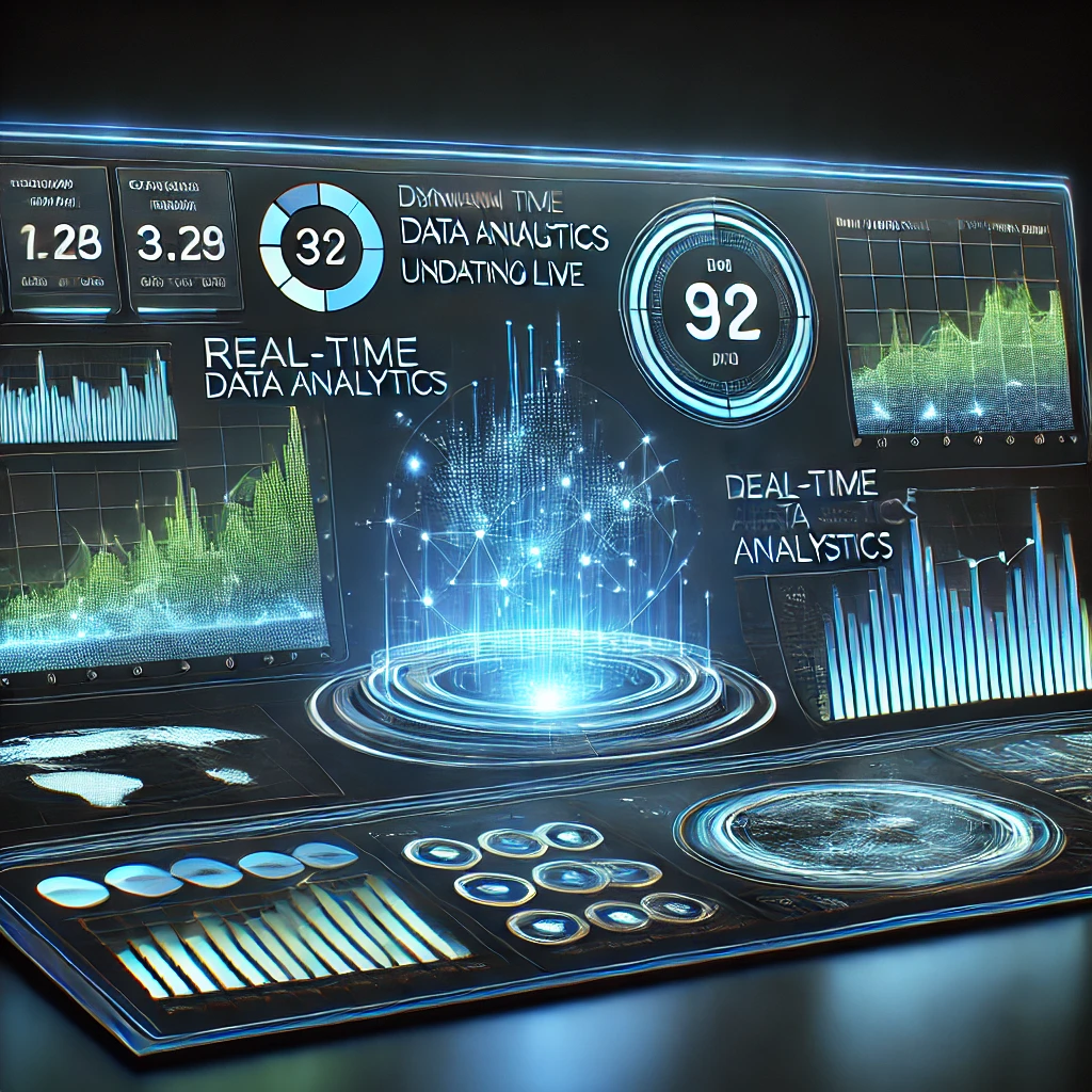 DALL·E 2025-03-27 22.21.22 - A modern real-time data analytics dashboard. The image displays a sleek user interface with dynamic charts, graphs, and metrics updating live. The das